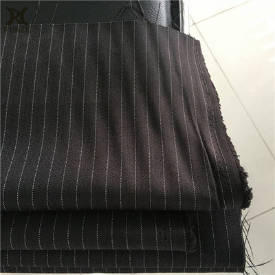 Toy 200D Polyester Woven White Stripe Suiting Fabric Men Jacket Cloth Live Show High-