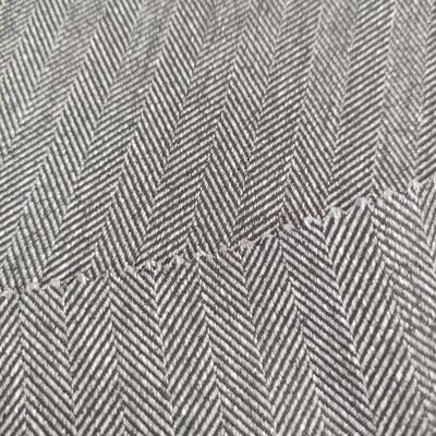 Dress Breathable Waterproof 100% Polyester 300d Cationic Melange Herringbone Denim Fabric