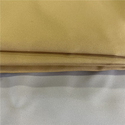 90GSM RPET Gabardine Fabric for Clothing GRS Certified Customizable Density Woven Technics
