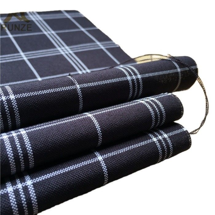 Plain Style Sustainable 300D Polyester Cationic Mixture Woven Fabric For Blazer Outer