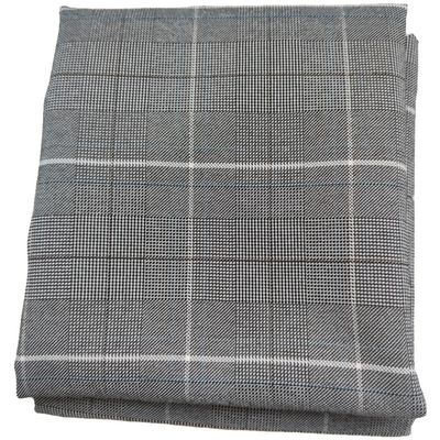 90% ポリエステル 10% スパンデックス 中等重量 チェック糸 染色スーツ布